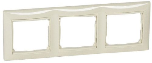 Рамка горизонтальная Legrand Valena 3-м. слоновая кость  картинка